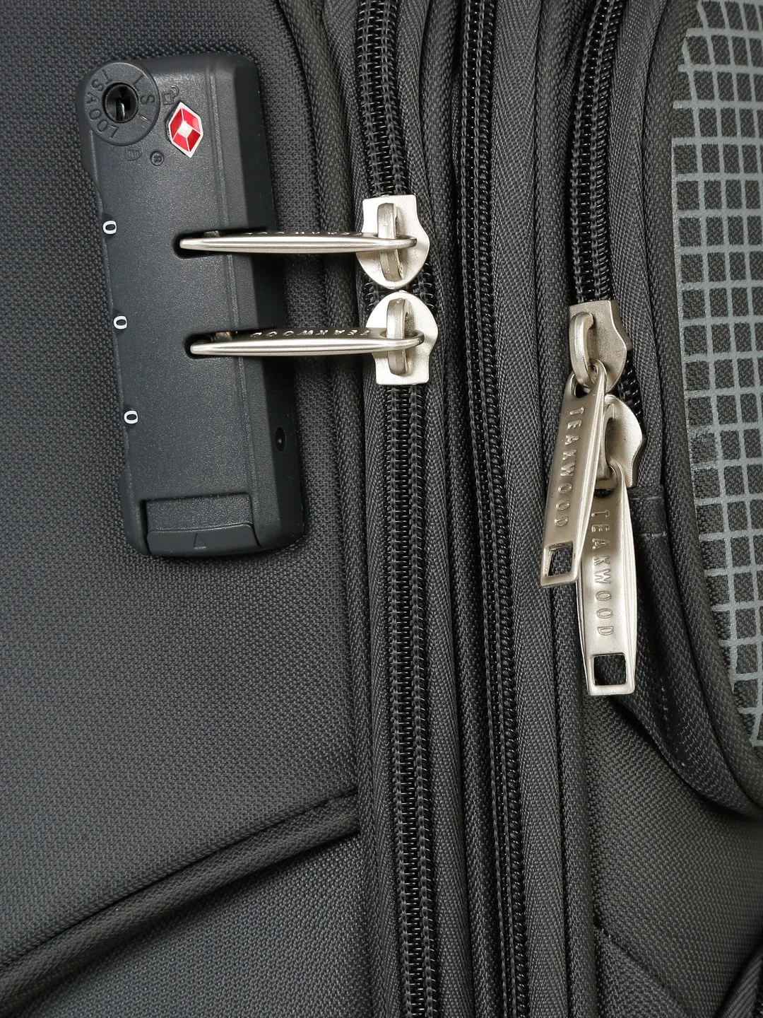 Teakwood Grey Soft Sided Trolley Bag