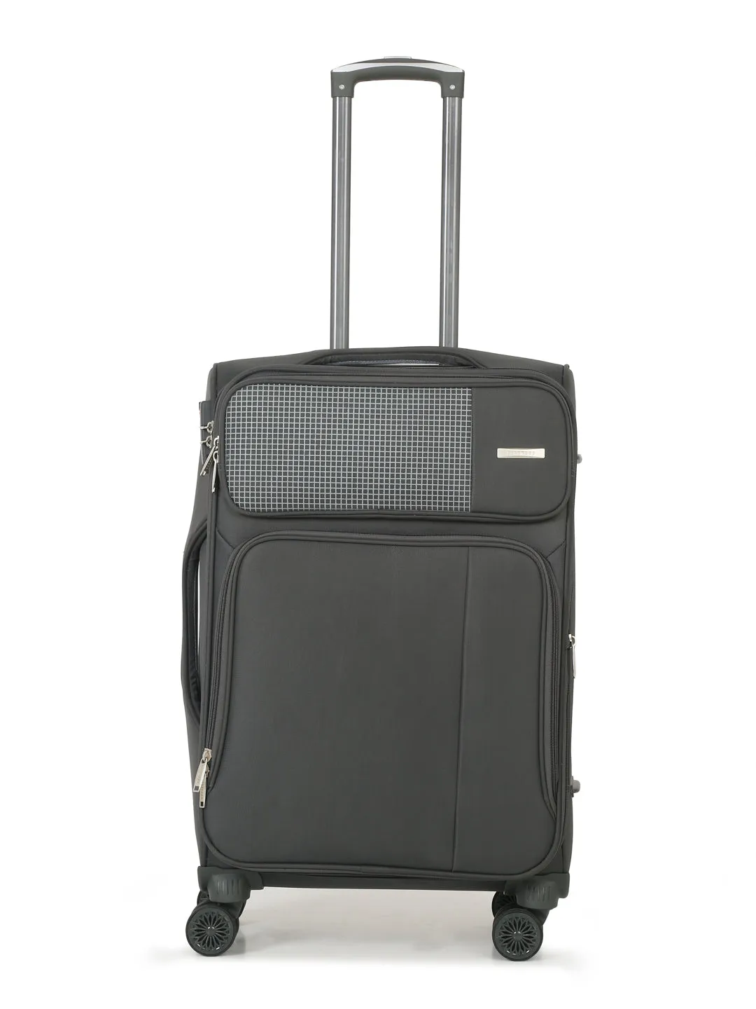 Teakwood Grey Soft Sided Trolley Bag
