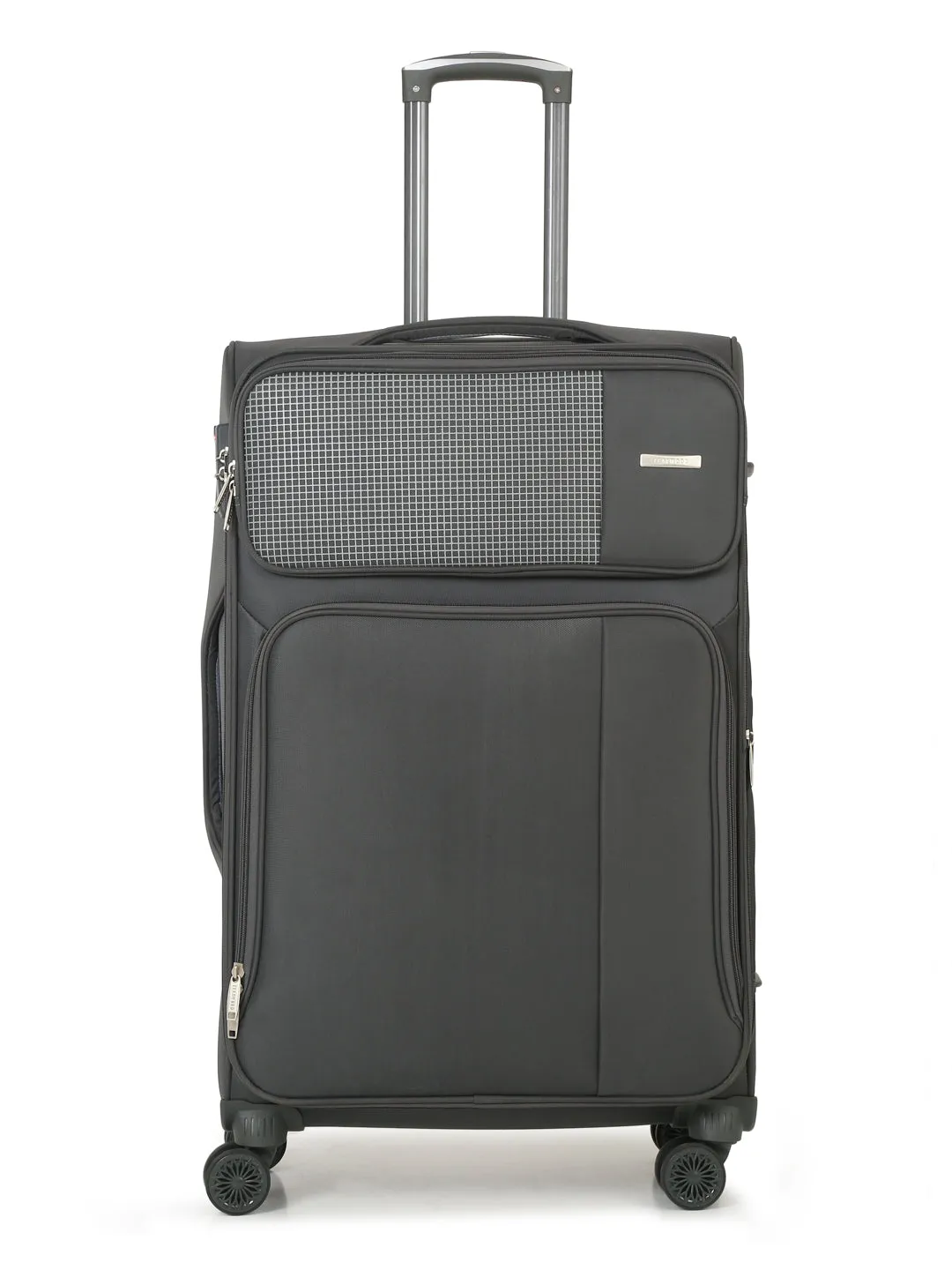 Teakwood Grey Soft Sided Trolley Bag