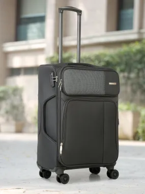 Teakwood Grey Soft Sided Trolley Bag