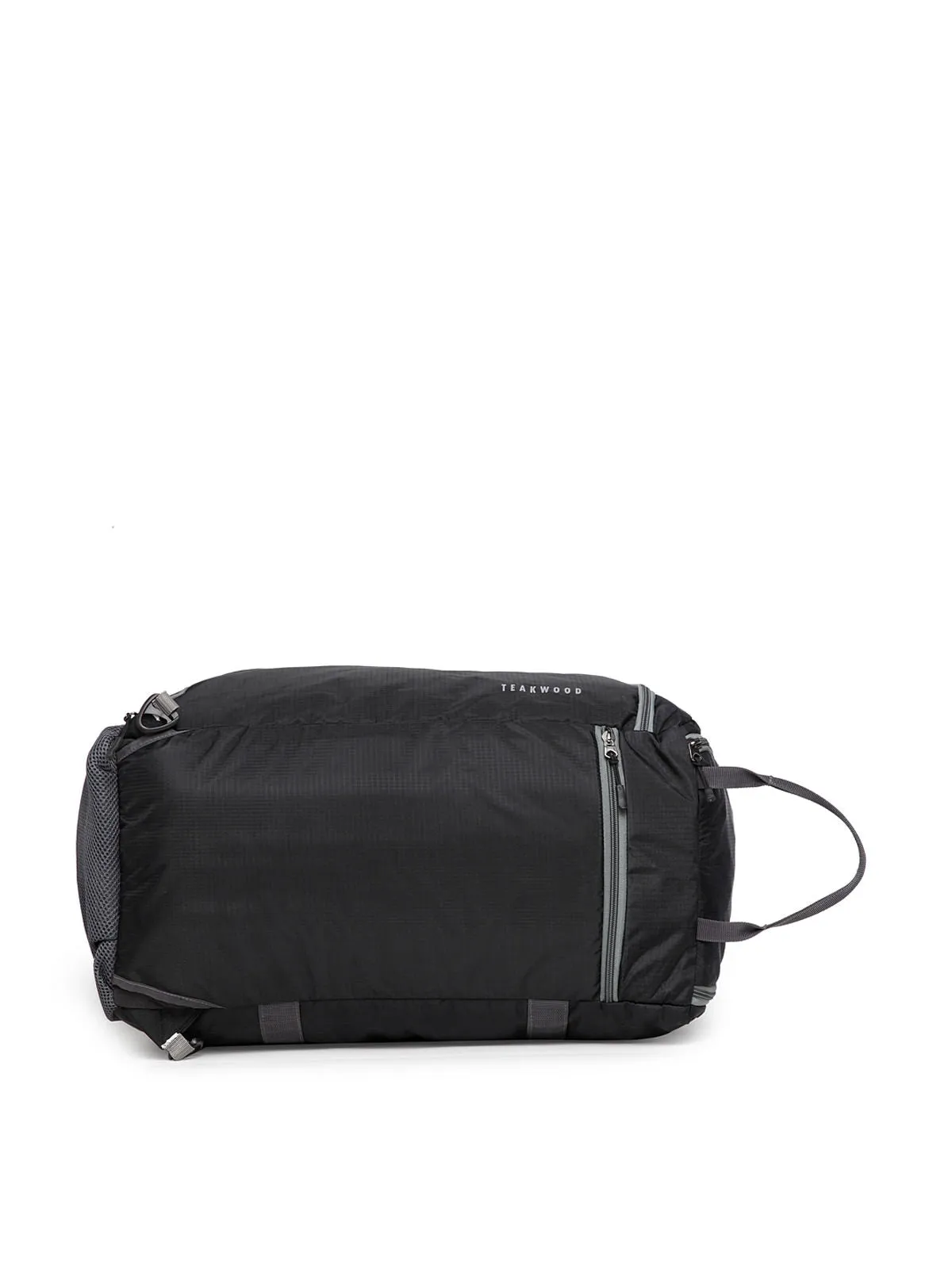 Teakwood Polyester Duffel Bag - Black