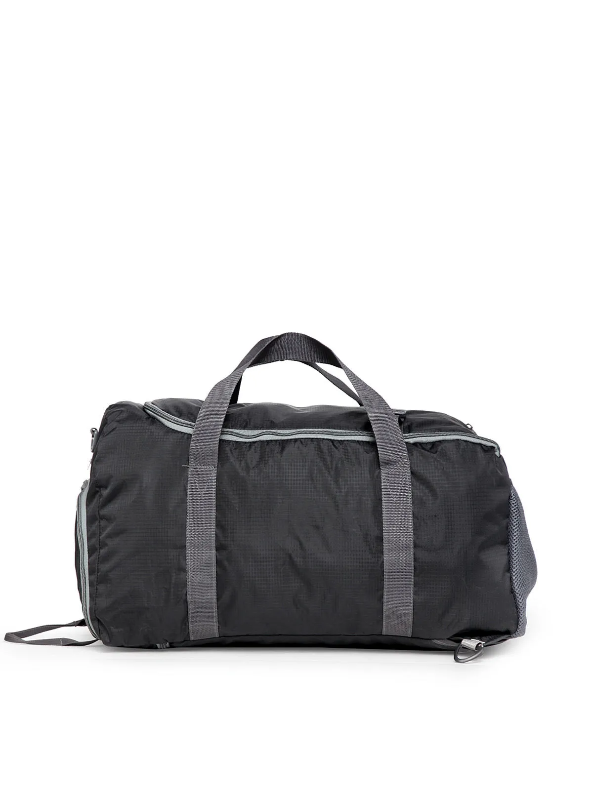Teakwood Polyester Duffel Bag - Black
