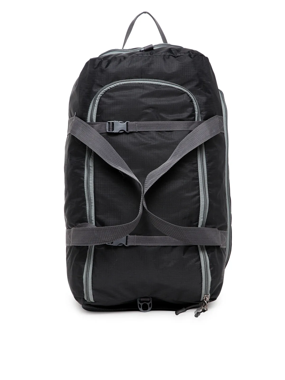 Teakwood Polyester Duffel Bag - Black